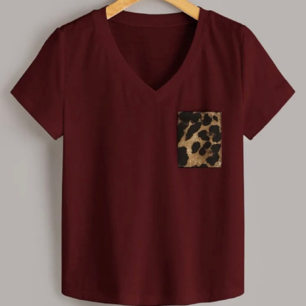Red Leopard T-Shirt